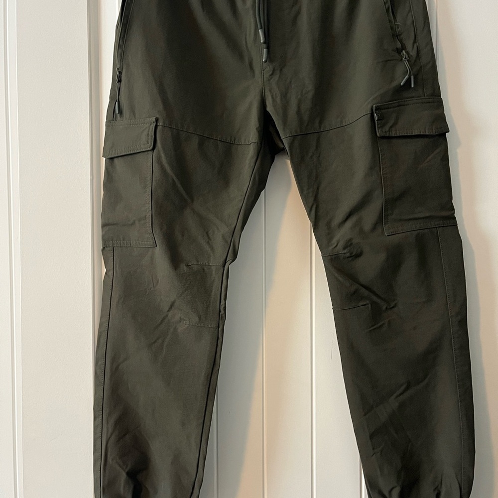 Fried Denim Men's Dark Green Cargo Joggers